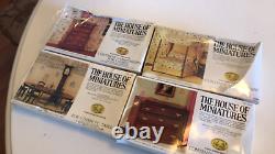 X-ACTO VTG The House of Miniatures 10 kits 8 sealed dollhouse wood furniture FS