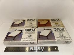 X-Acto House Of Miniatures Kits Plus Stain And Glue! 38 Kits