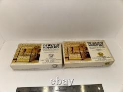 X-Acto House Of Miniatures Kits Plus Stain And Glue! 38 Kits