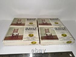 X-Acto House Of Miniatures Kits Plus Stain And Glue! 38 Kits