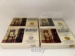 X-Acto House Of Miniatures Kits Plus Stain And Glue! 38 Kits