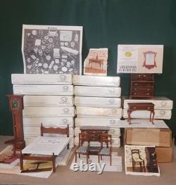 X-acto The House Of Miniatures Lot/26 Dollhouse Furniture Kits New & Assembled