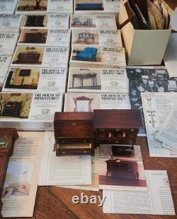 X-acto The House Of Miniatures Lot/26 Dollhouse Furniture Kits New & Assembled