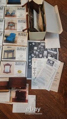 X-acto The House Of Miniatures Lot/26 Dollhouse Furniture Kits New & Assembled