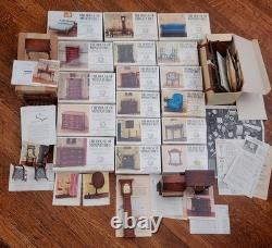 X-acto The House Of Miniatures Lot/26 Dollhouse Furniture Kits New & Assembled