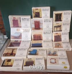X-acto The House Of Miniatures Lot/26 Dollhouse Furniture Kits New & Assembled