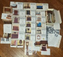 X-acto The House Of Miniatures Lot/26 Dollhouse Furniture Kits New & Assembled
